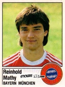 Cromo Reinhold Marthy - German Football Bundesliga 1986-1987 - Panini