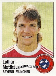 Figurina Lothar Matthäus - German Football Bundesliga 1986-1987 - Panini