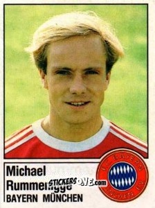 Cromo Michael Rummenigge - German Football Bundesliga 1986-1987 - Panini