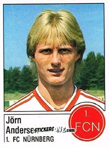 Figurina Jörn Andersen - German Football Bundesliga 1986-1987 - Panini