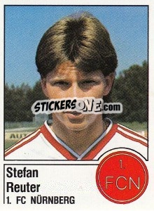 Cromo Stefan Reuter - German Football Bundesliga 1986-1987 - Panini