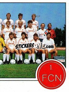 Sticker Mannschaftsbild - German Football Bundesliga 1986-1987 - Panini