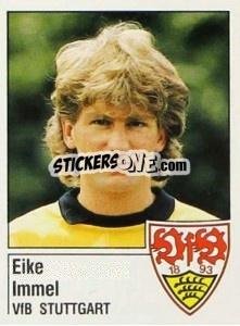 Cromo Eike Immel - German Football Bundesliga 1986-1987 - Panini