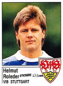 Sticker Helmut Roleder - German Football Bundesliga 1986-1987 n. 290 - Panini