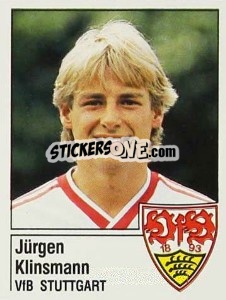 Sticker Jürgen Klinsmann - German Football Bundesliga 1986-1987 - Panini