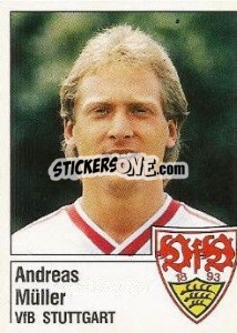 Sticker Andreas Müller - German Football Bundesliga 1986-1987 - Panini