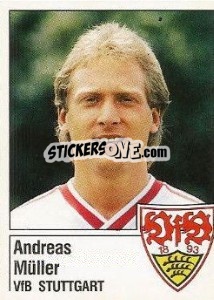 Sticker Andreas Müller - German Football Bundesliga 1986-1987 n. 298 - Panini