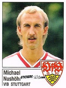 Sticker Michael Nushöhr - German Football Bundesliga 1986-1987 n. 299 - Panini