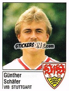 Figurina Gunther Schäfer - German Football Bundesliga 1986-1987 - Panini