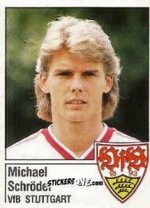 Sticker Michael Schröder - German Football Bundesliga 1986-1987 n. 302 - Panini