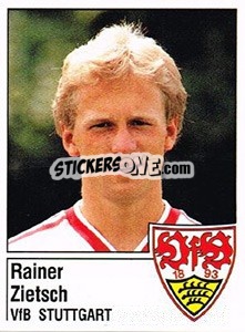 Cromo Rauner Zietsch - German Football Bundesliga 1986-1987 - Panini
