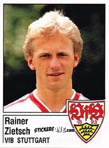 Sticker Rauner Zietsch - German Football Bundesliga 1986-1987 n. 304 - Panini