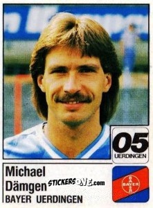 Figurina Michael Dämgen - German Football Bundesliga 1986-1987 - Panini