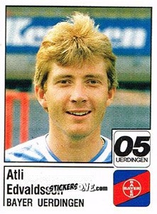 Figurina Atli Edvaldsson - German Football Bundesliga 1986-1987 - Panini