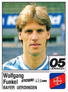 Figurina Wolfgang Funkel - German Football Bundesliga 1986-1987 - Panini