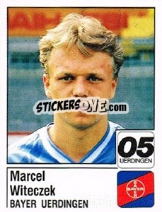 Sticker Marcel Witeczek - German Football Bundesliga 1986-1987 - Panini