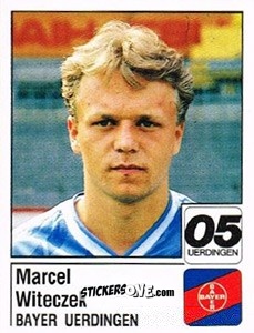 Cromo Marcel Witeczek - German Football Bundesliga 1986-1987 - Panini