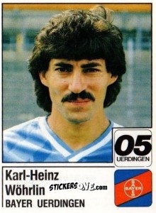 Figurina Karl-heiz Wöhrlin - German Football Bundesliga 1986-1987 - Panini