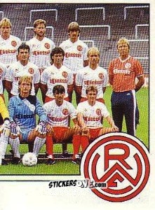 Figurina Mannschaftsbild Rot-Weiss Essen - German Football Bundesliga 1986-1987 - Panini