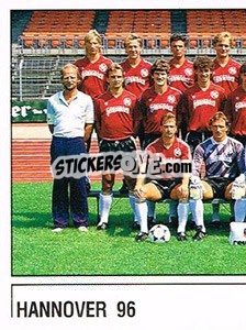 Cromo Mannschaftsbild Hannover 96