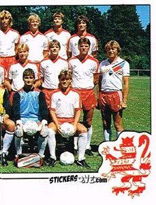 Figurina Mannschaftsbild Hessen Kassel - German Football Bundesliga 1986-1987 - Panini