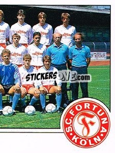 Cromo Mannschaftsbild Fortuna Köln