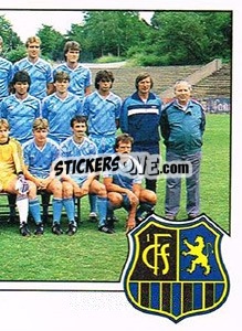 Cromo Mannschaftsbild 1.Fc Saarbrücken - German Football Bundesliga 1986-1987 - Panini