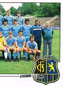 Cromo Mannschaftsbild 1.Fc Saarbrücken - German Football Bundesliga 1986-1987 - Panini