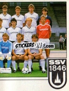 Figurina Mannschaftsbild SSV Ulm 1846 - German Football Bundesliga 1986-1987 - Panini