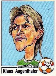 Sticker Klaus Augenthaler - German Football Bundesliga 1986-1987 - Panini