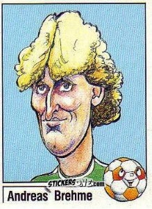 Sticker Andreas Brehme - German Football Bundesliga 1986-1987 n. 368 - Panini