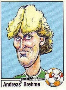 Figurina Andreas Brehme - German Football Bundesliga 1986-1987 - Panini