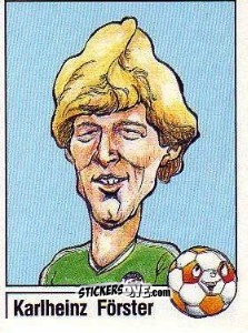 Figurina Karlheinz Förster - German Football Bundesliga 1986-1987 - Panini