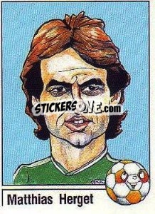 Sticker Matthias Heget - German Football Bundesliga 1986-1987 - Panini