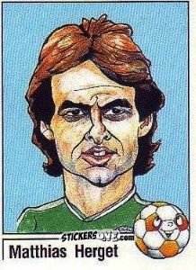 Cromo Matthias Heget - German Football Bundesliga 1986-1987 - Panini