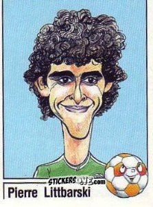 Sticker Pirre Littbarski - German Football Bundesliga 1986-1987 - Panini