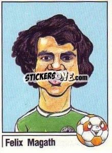 Sticker Felix Magath - German Football Bundesliga 1986-1987 - Panini