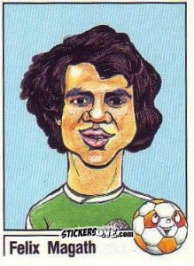 Sticker Felix Magath - German Football Bundesliga 1986-1987 - Panini