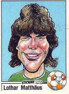 Sticker Lothar Matthäus - German Football Bundesliga 1986-1987 n. 377 - Panini