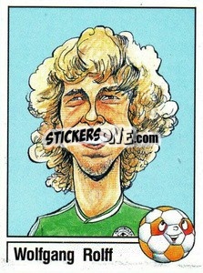 Sticker Wolfgang Rolff - German Football Bundesliga 1986-1987 - Panini