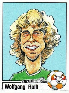 Sticker Wolfgang Rolff - German Football Bundesliga 1986-1987 n. 378 - Panini