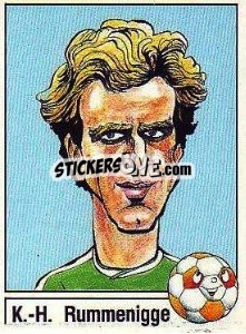 Sticker Karl-heinz Rummenigge - German Football Bundesliga 1986-1987 - Panini