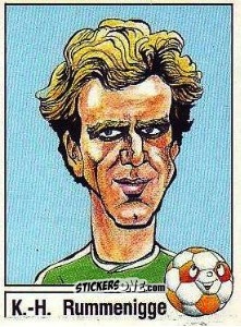 Sticker Karl-heinz Rummenigge - German Football Bundesliga 1986-1987 n. 379 - Panini