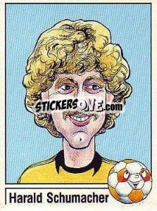 Sticker Harald Schumacher - German Football Bundesliga 1986-1987 - Panini