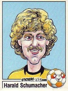Sticker Harald Schumacher - German Football Bundesliga 1986-1987 n. 380 - Panini
