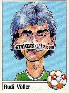 Sticker Rudi Völler - German Football Bundesliga 1986-1987 - Panini