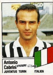 Figurina Antonio Cabrini - German Football Bundesliga 1986-1987 - Panini