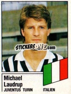 Sticker Michael Laudrup - German Football Bundesliga 1986-1987 - Panini