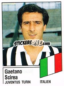 Sticker Gaetano Scirea - German Football Bundesliga 1986-1987 - Panini