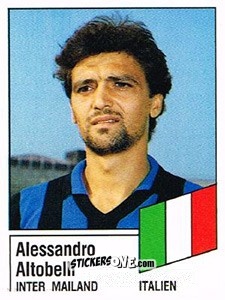 Sticker Alessandro Altobelli - German Football Bundesliga 1986-1987 - Panini